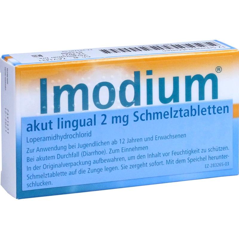 IMODIUM akut lingual Schmelztabletten