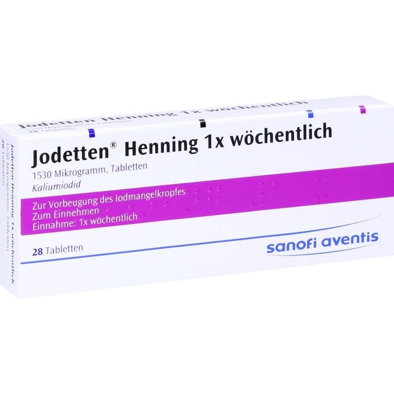JODETTEN Henning 1x wöchentlich Tabletten