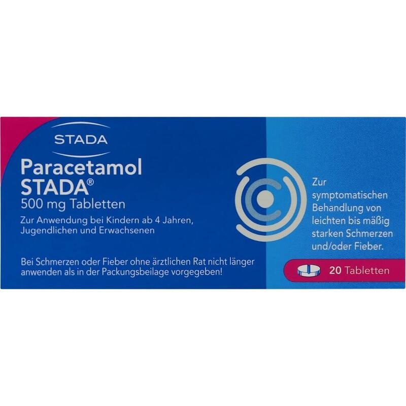 PARACETAMOL STADA 500 mg Tabletten