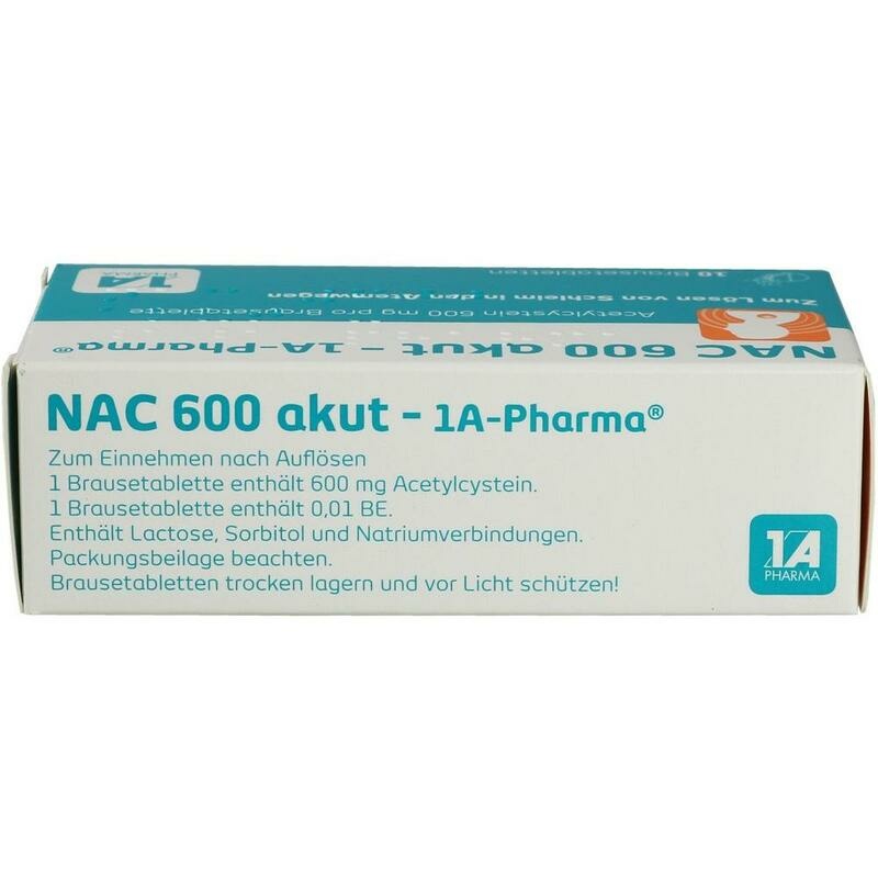 NAC 600 akut-1A Pharma Brausetabletten