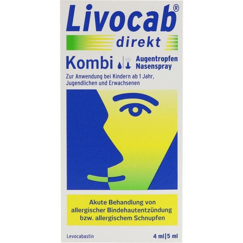 LIVOCAB direkt Kombi 4 ml Augentr.+5 ml Nasenspray