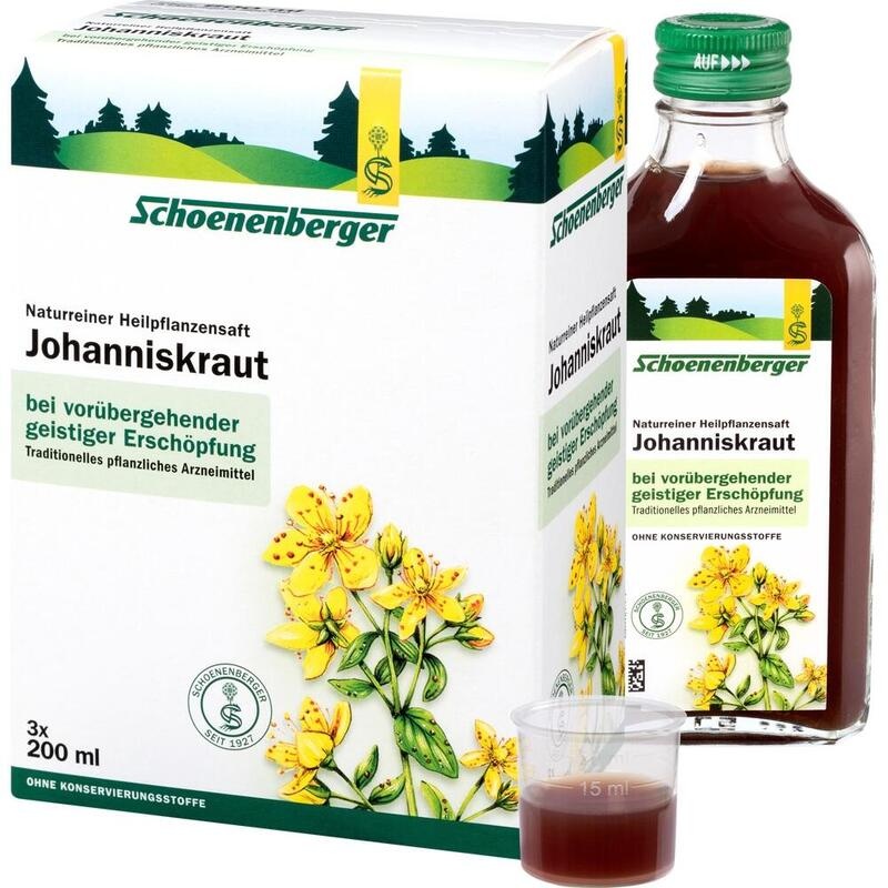 JOHANNISKRAUT SAFT Schoenenberger Heilpfl.Säfte