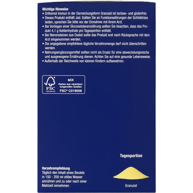 ORTHOMOL Immun Granulat Beutel