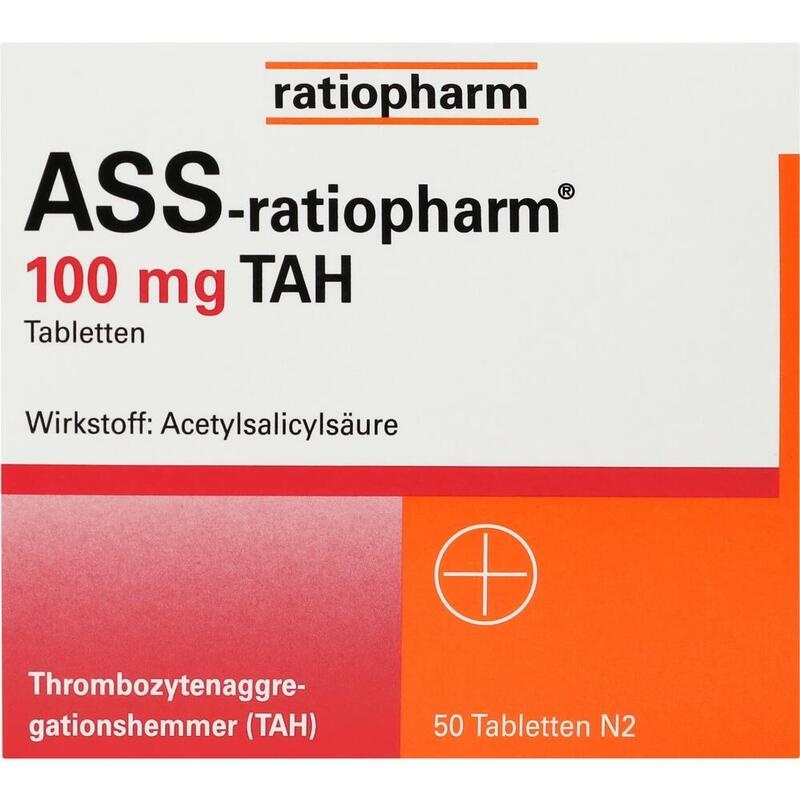 ASS-ratiopharm 100 mg TAH Tabletten