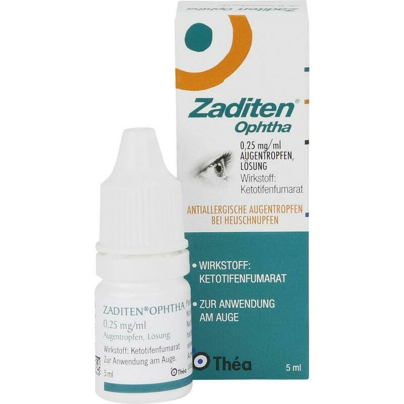 ZADITEN ophtha 0,25 mg/ml Augentropfen