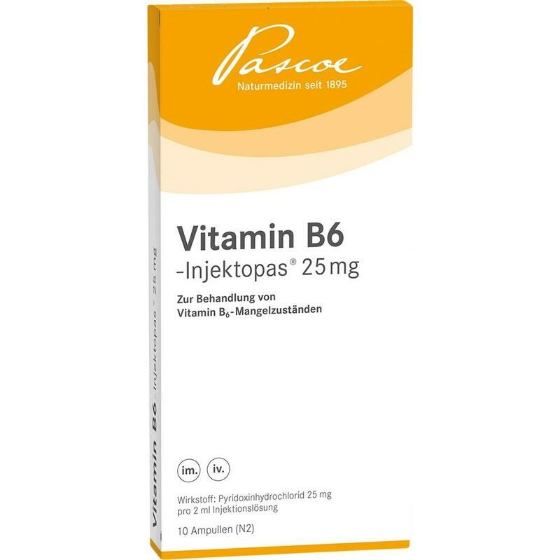 VITAMIN B6-INJEKTOPAS 25 mg Injektionslösung