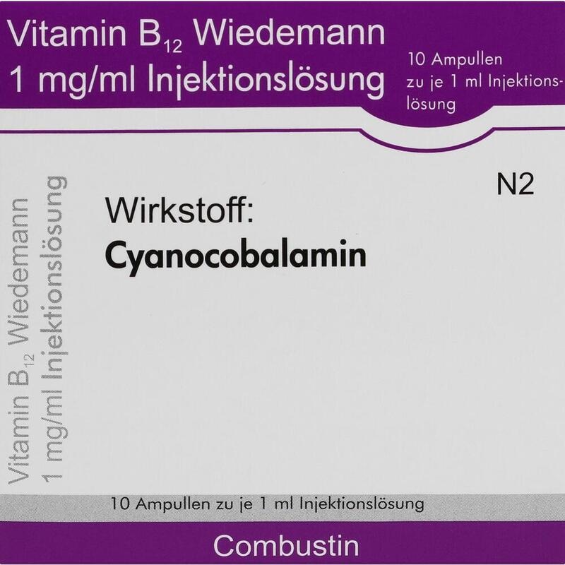 VITAMIN B12 WIEDEMANN 1 mg/ml Injektionslsg.Amp.
