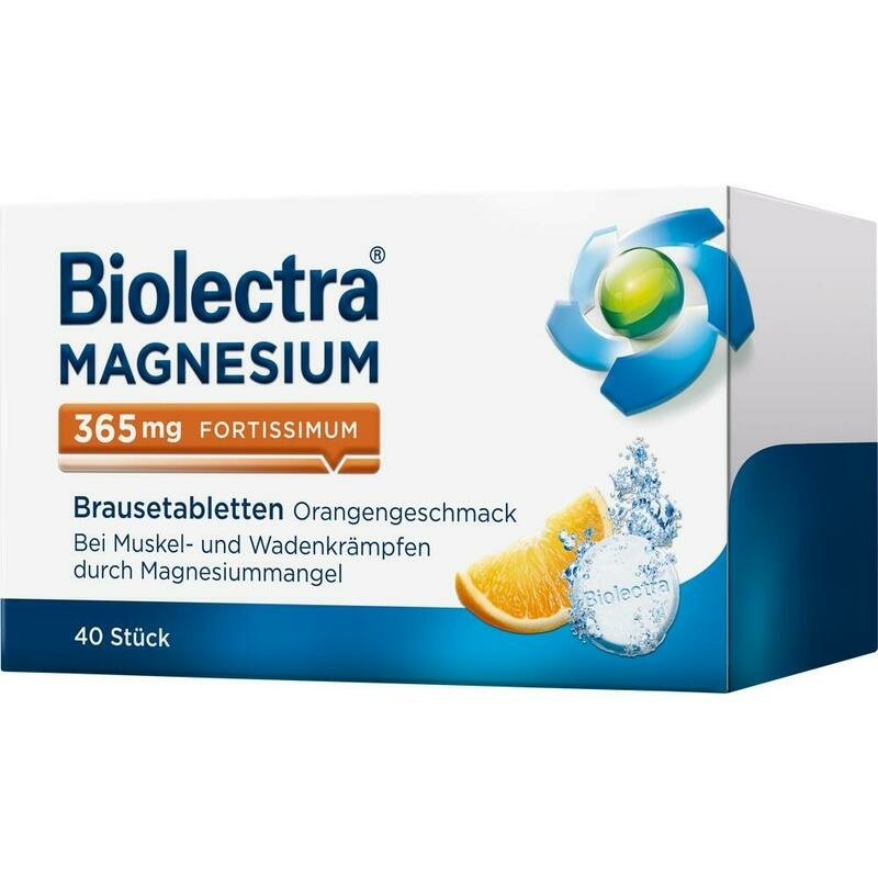 BIOLECTRA Magnesium 365 mg fortissimum Orange