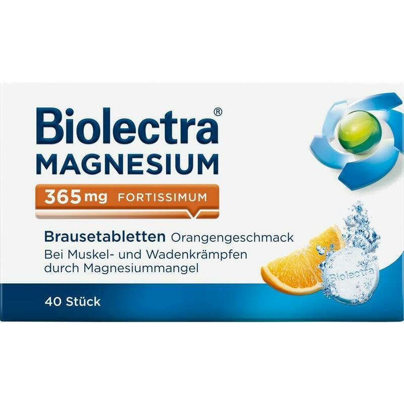 BIOLECTRA Magnesium 365 mg fortissimum Orange
