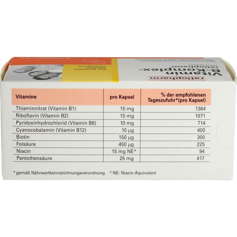 VITAMIN B-KOMPLEX-ratiopharm Kapseln
