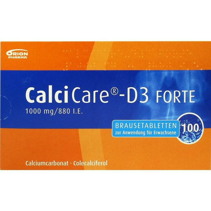 CALCICARE D3 forte Brausetabletten