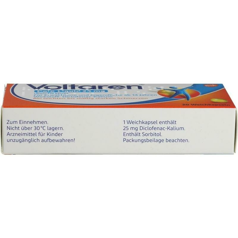 VOLTAREN Dolo Liquid 25 mg Weichkapseln