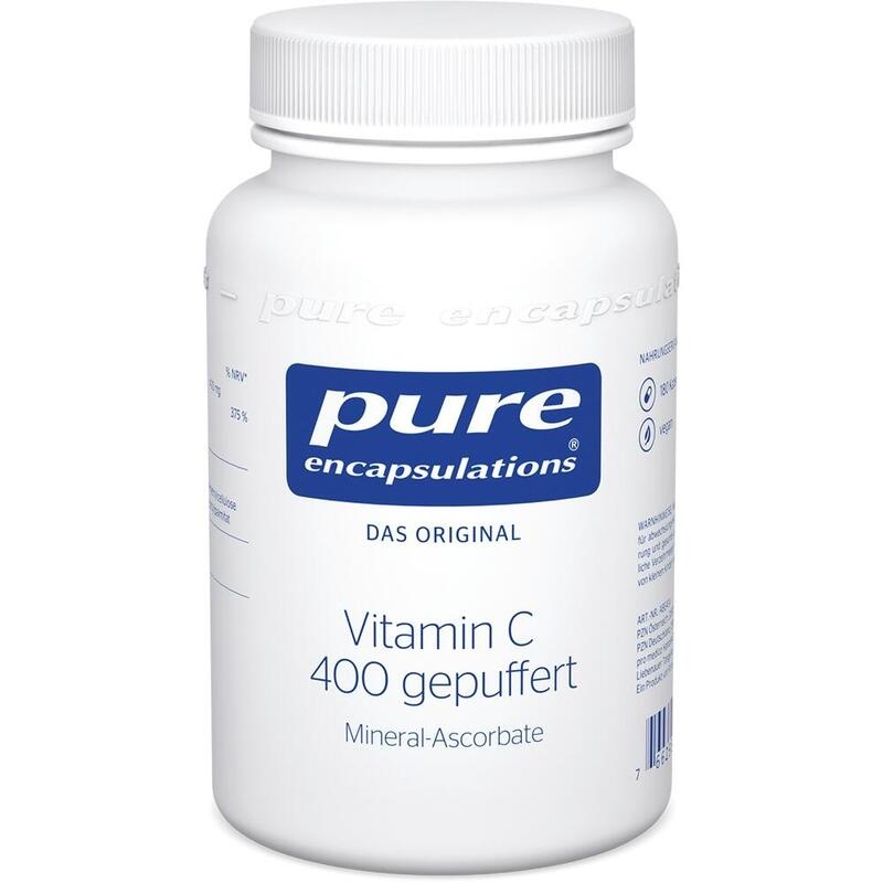 PURE ENCAPSULATIONS Vitamin C 400 gepuffert Kaps.