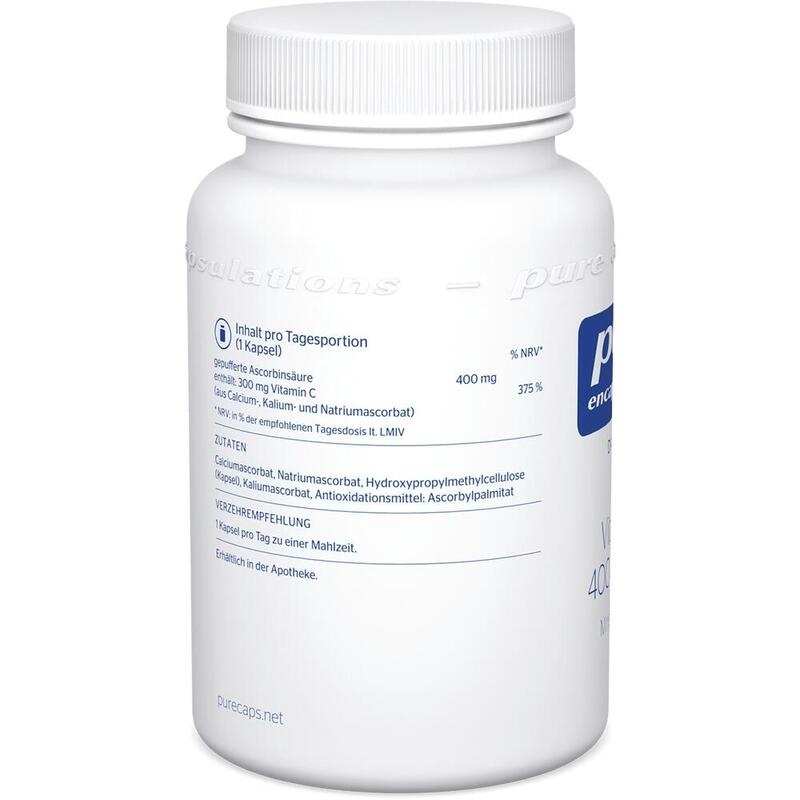 PURE ENCAPSULATIONS Vitamin C 400 gepuffert Kaps.