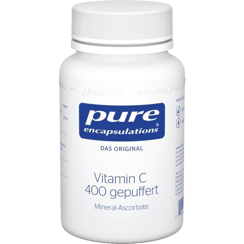 PURE ENCAPSULATIONS Vitamin C 400 gepuffert Kaps.