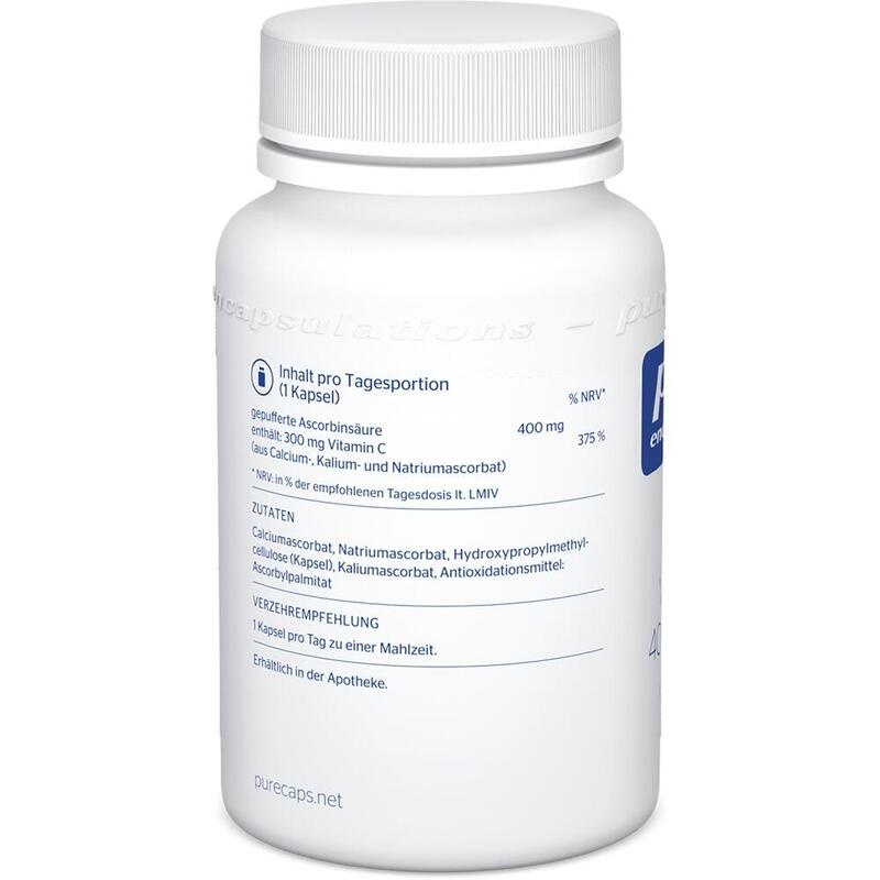 PURE ENCAPSULATIONS Vitamin C 400 gepuffert Kaps.