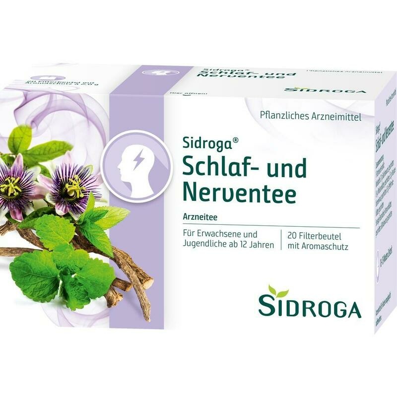 SIDROGA Schlaf- und Nerventee Filterbeutel