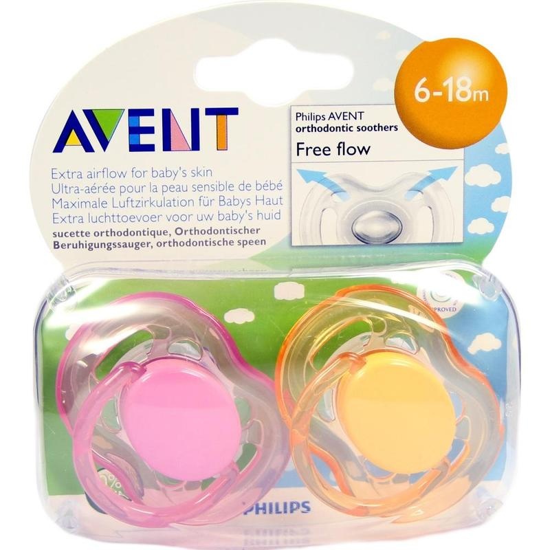 AVENT Schnuller Freeflow 6-18 Mon.BPA-frei