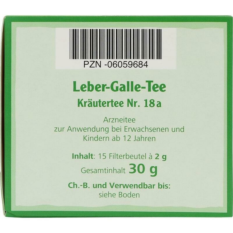LEBER GALLE-Tee Kräutertee Nr.18a Salus Filterbtl.