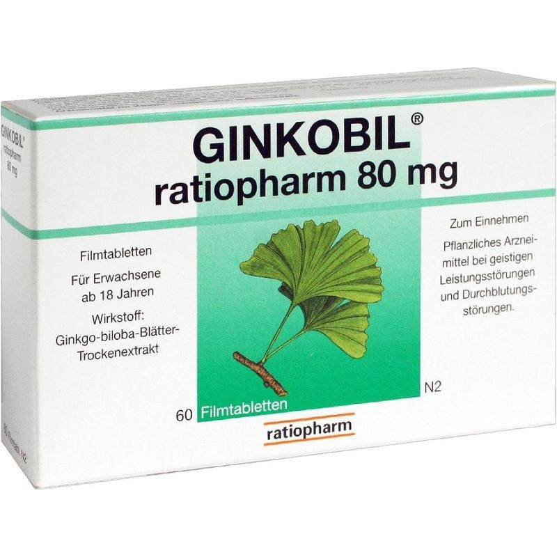 GINKOBIL-ratiopharm 80 mg Filmtabletten