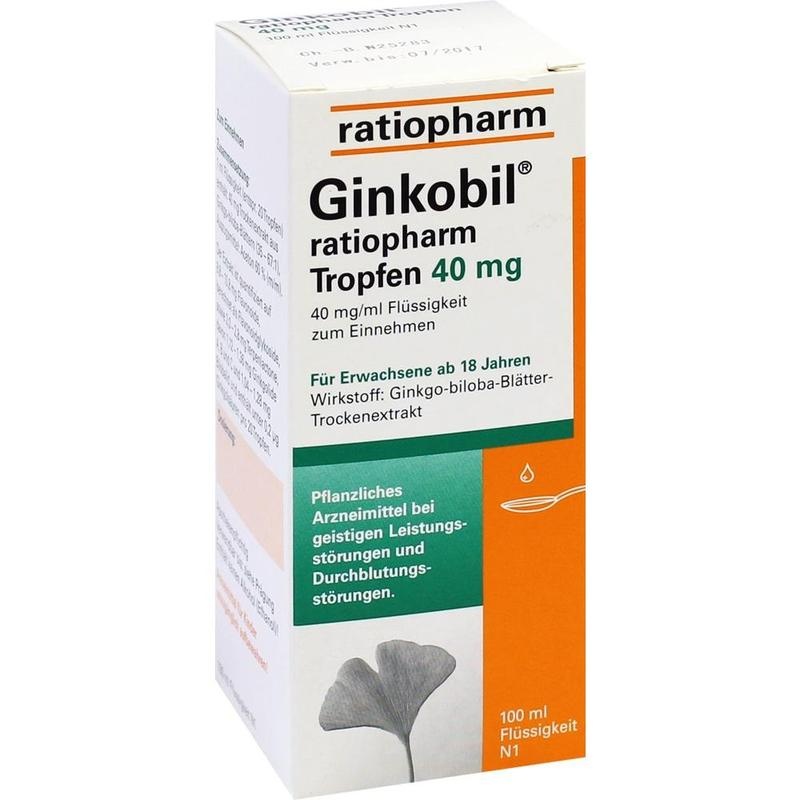 GINKOBIL-ratiopharm Tropfen 40 mg
