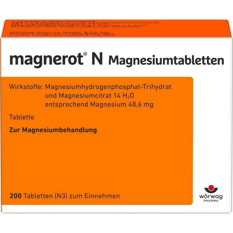 MAGNEROT N Magnesiumtabletten