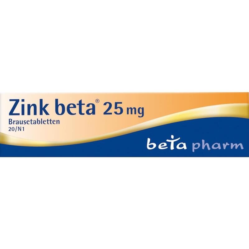 ZINK BETA 25 Brausetabletten