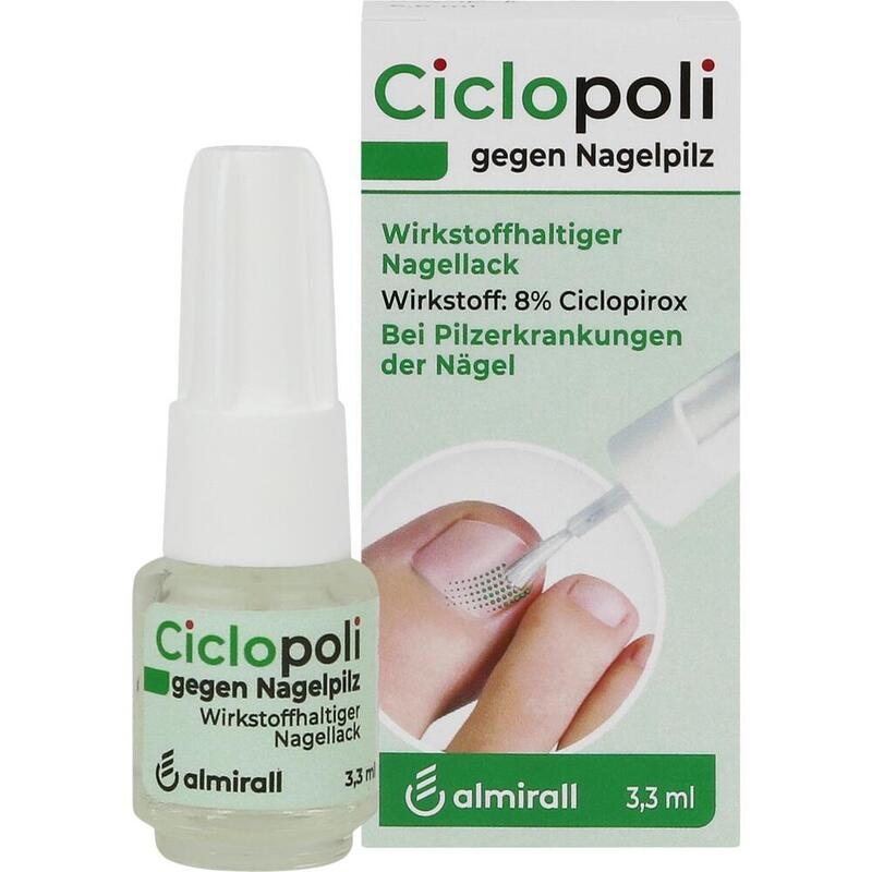 CICLOPOLI gegen Nagelpilz wirkstoffhalt.Nagellack