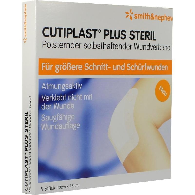 CUTIPLAST Plus steril 7,8x10 cm Verband