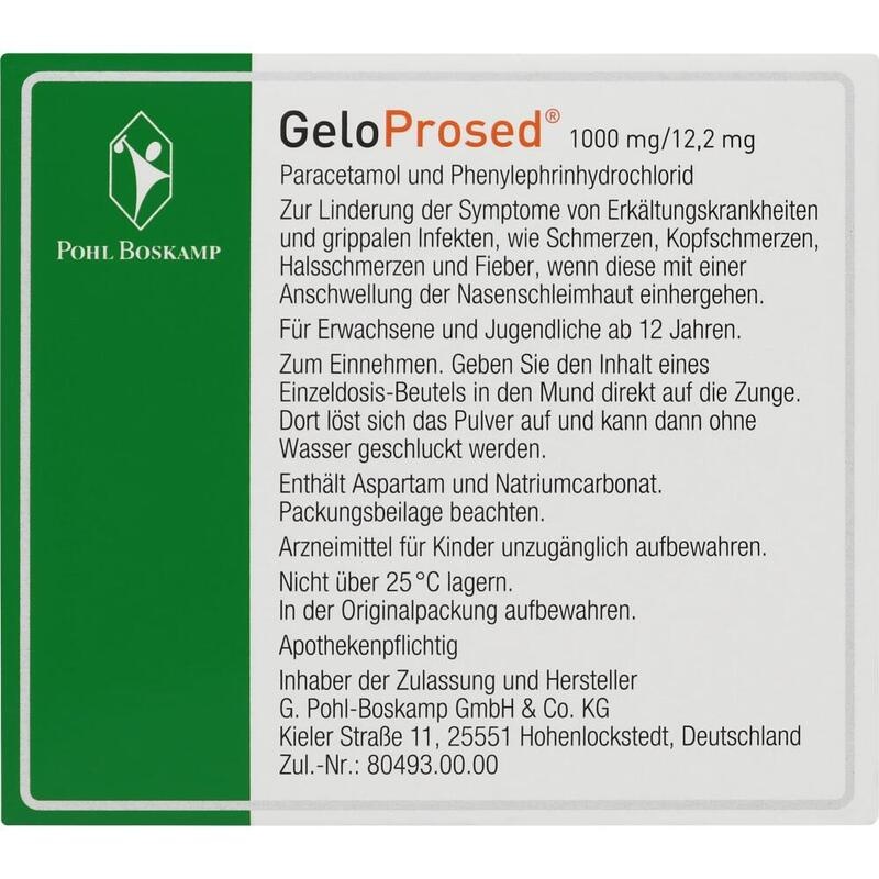 GELOPROSED Pulver zum Einnehmen