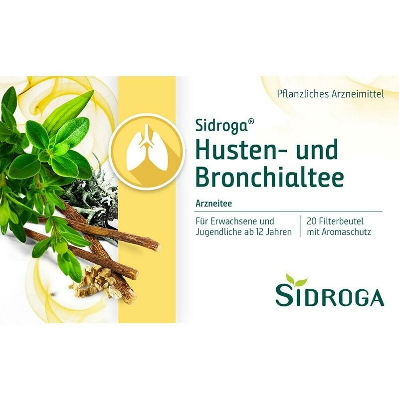 SIDROGA Husten- und Bronchialtee Filterbeutel