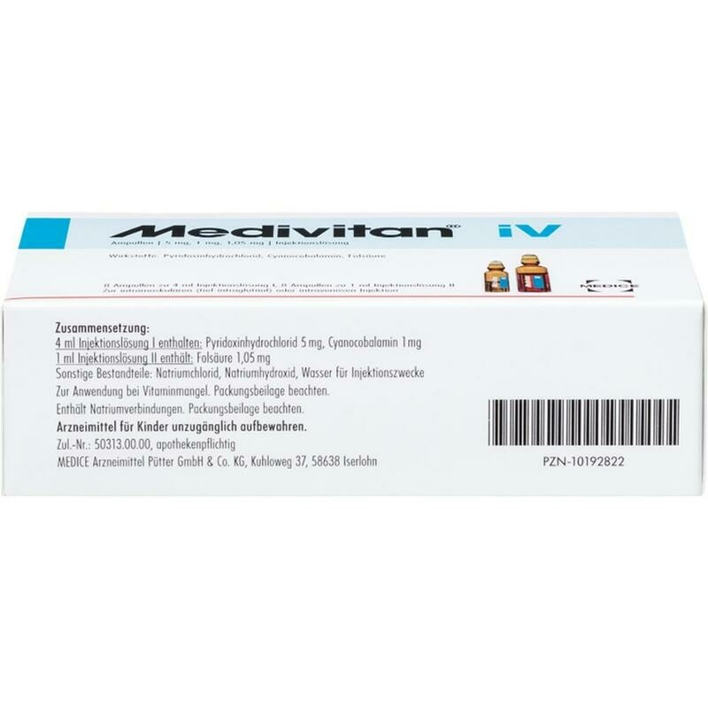 MEDIVITAN iV Injektionslösung in Amp.-Paare