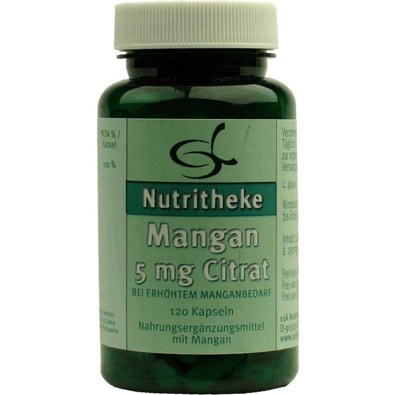 MANGAN 5 mg Citrat Kapseln