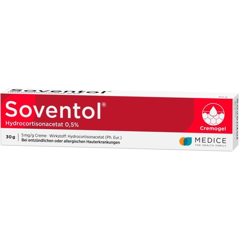 SOVENTOL Hydrocortisonacetat 0,5% Creme