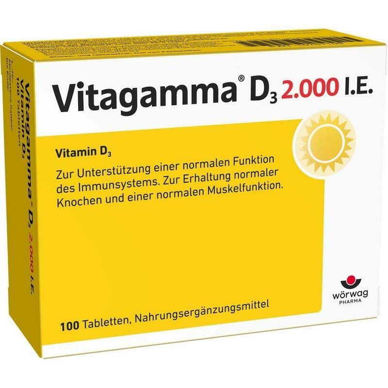 VITAGAMMA D3 2.000 I.E. Vitamin D3 NEM Tabletten