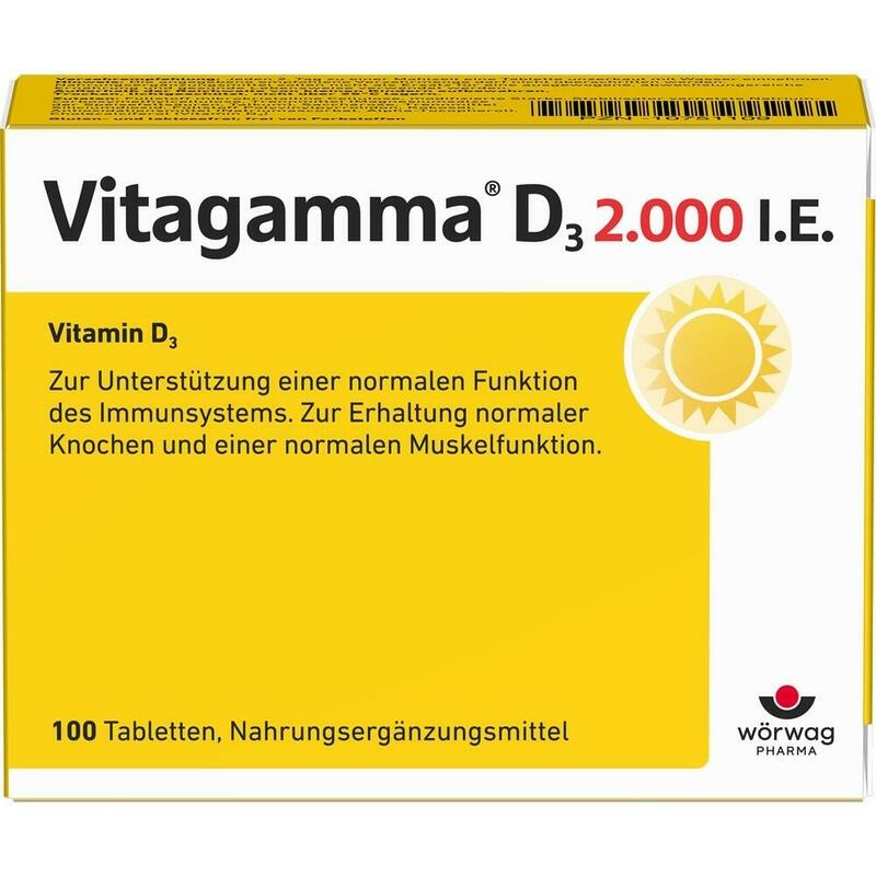 VITAGAMMA D3 2.000 I.E. Vitamin D3 NEM Tabletten