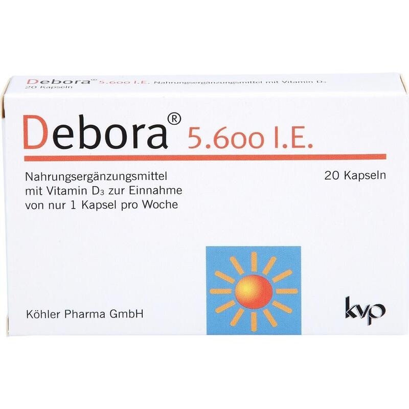 DEBORA 5.600 I.E. Kapseln