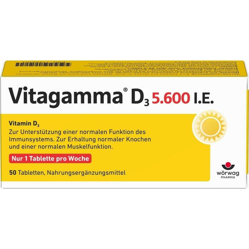 VITAGAMMA D3 5.600 I.E. Vitamin D3 NEM Tabletten