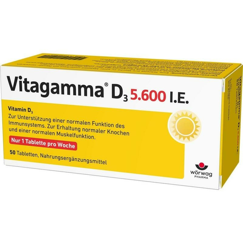 VITAGAMMA D3 5.600 I.E. Vitamin D3 NEM Tabletten