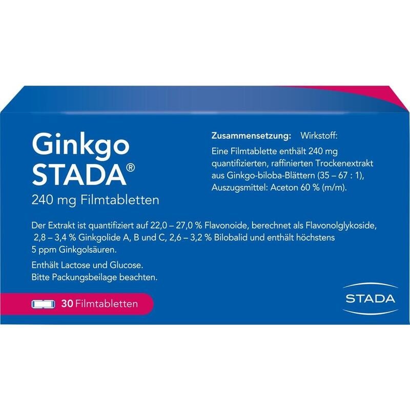 GINKGO STADA 240 mg Filmtabletten