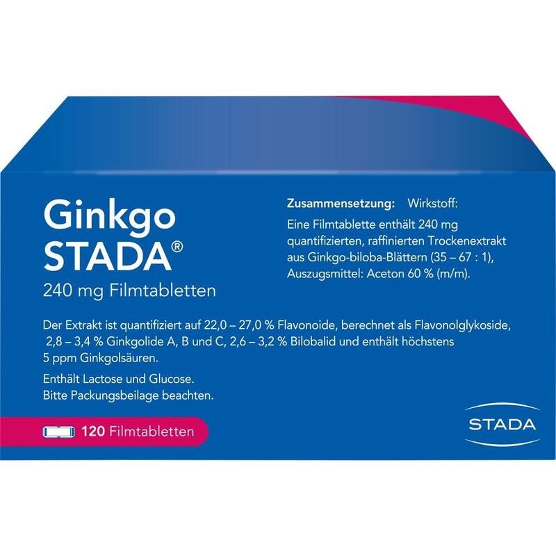 GINKGO STADA 240 mg Filmtabletten