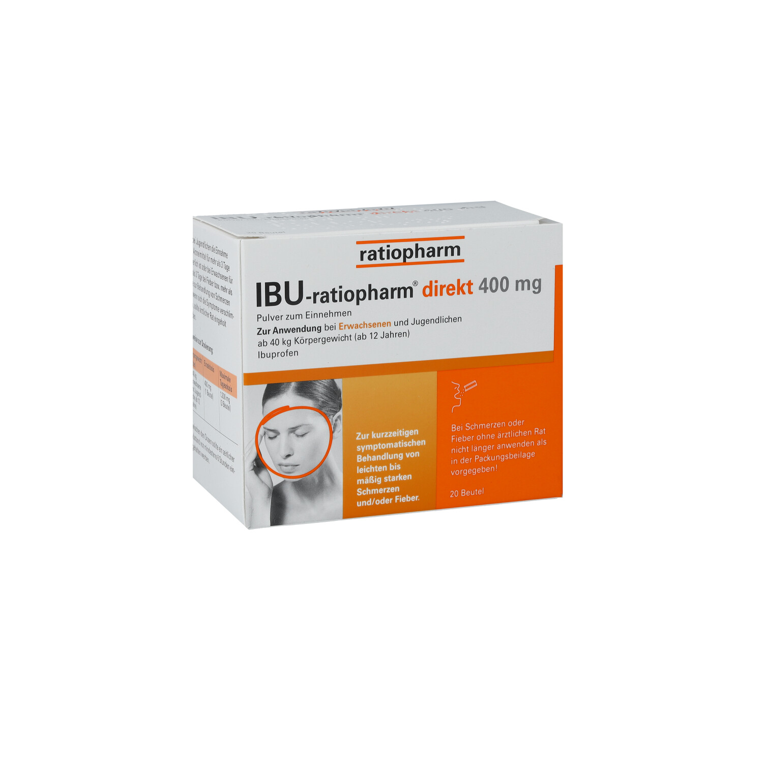 IBU-RATIOPHARM direkt 400 mg Pulver zum Einnehmen