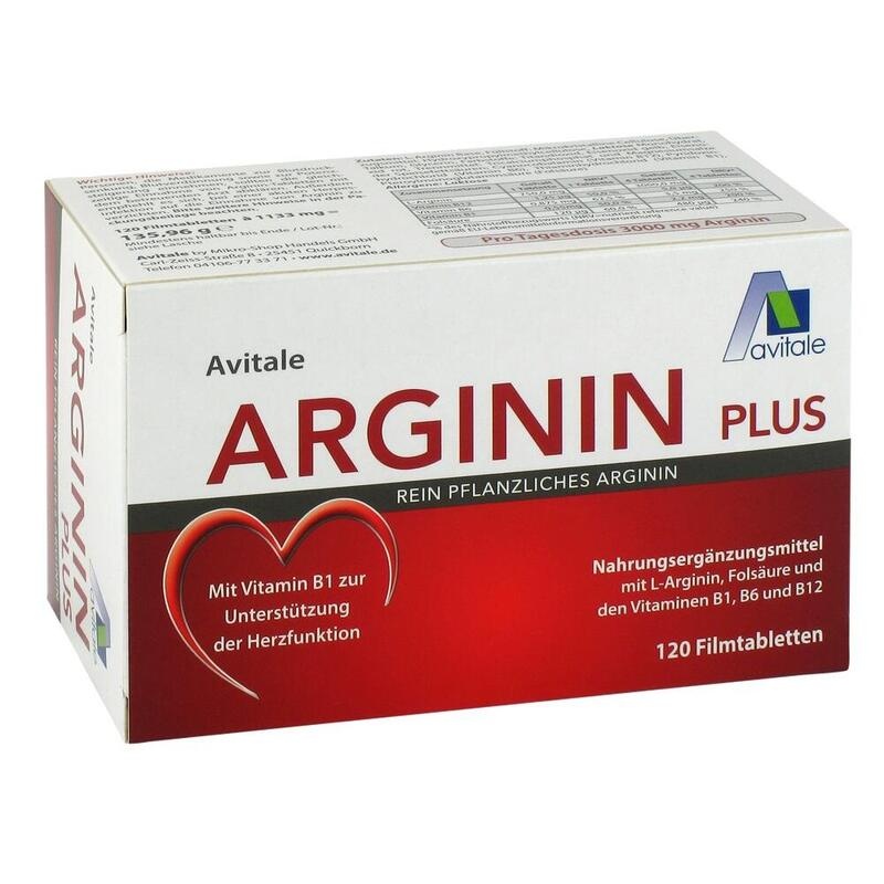 ARGININ PLUS Vitamin B1+B6+B12+Folsäure Filmtabl.