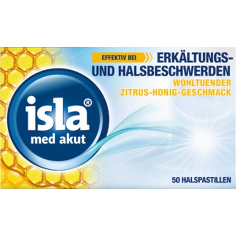 ISLA MED akut Zitrus-Honig Pastillen