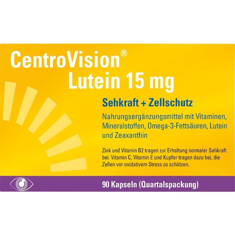 CENTROVISION Lutein 15 mg Kapseln