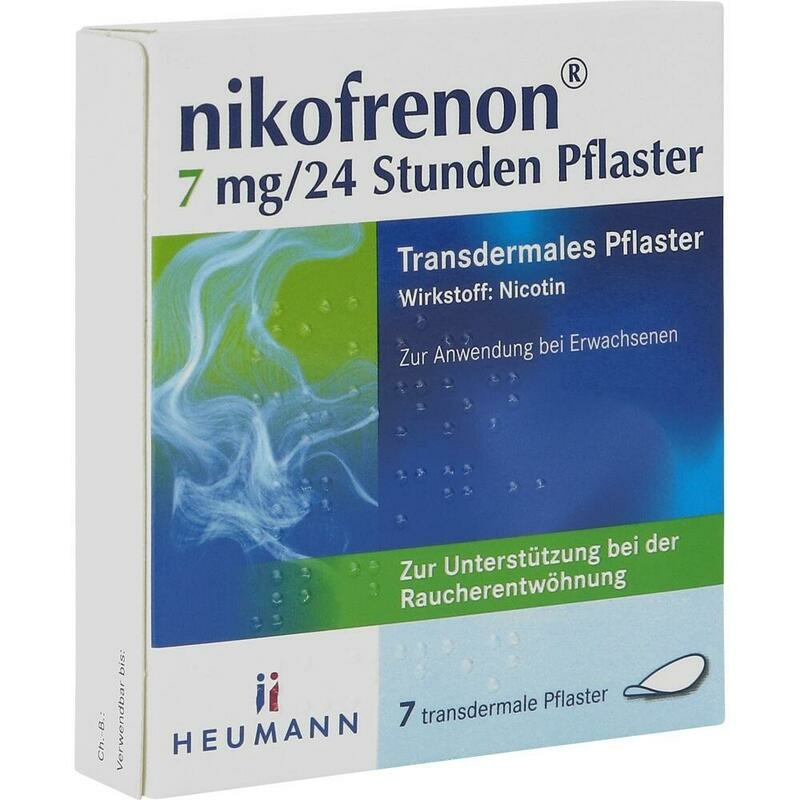 NIKOFRENON 7 mg/24 Stunden Pflaster transdermal