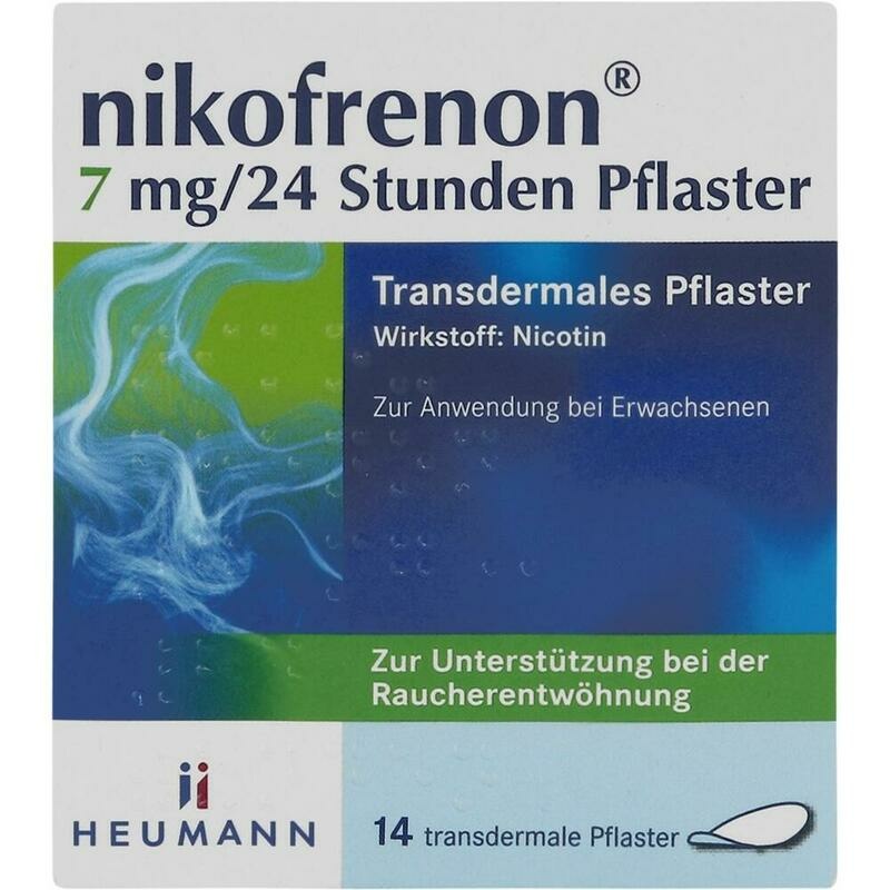 NIKOFRENON 7 mg/24 Stunden Pflaster transdermal