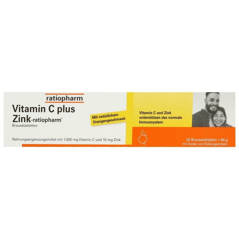 VITAMIN C PLUS Zink-ratiopharm Brausetabletten