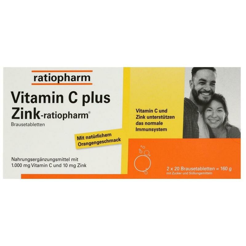 VITAMIN C PLUS Zink-ratiopharm Brausetabletten