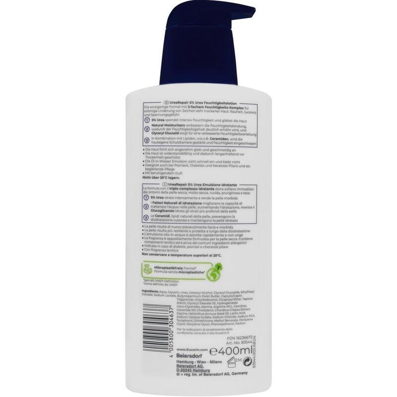 EUCERIN UreaRepair PLUS Lotion 5% mit Duft